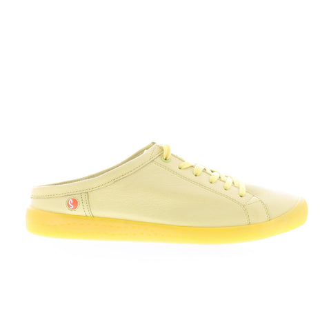 Softinos Idle IDLE717SOF-003 Womens Yellow Leather Lifestyle Sneakers Shoes