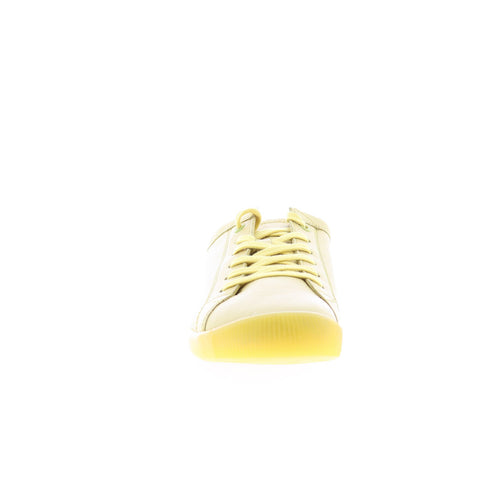 Softinos Idle IDLE717SOF-003 Womens Yellow Leather Lifestyle Sneakers Shoes