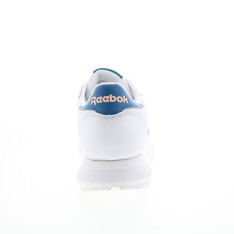 Reebok Classic Leather SP Womens White Leather Lace Up Lifestyle Sneakers Shoes