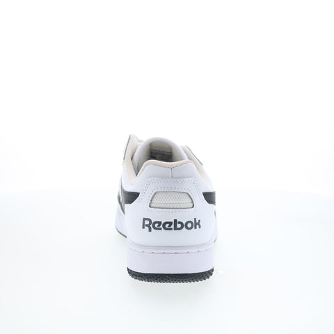 Reebok BB 4000 II Mens White Leather Lace Up Lifestyle Sneakers Shoes