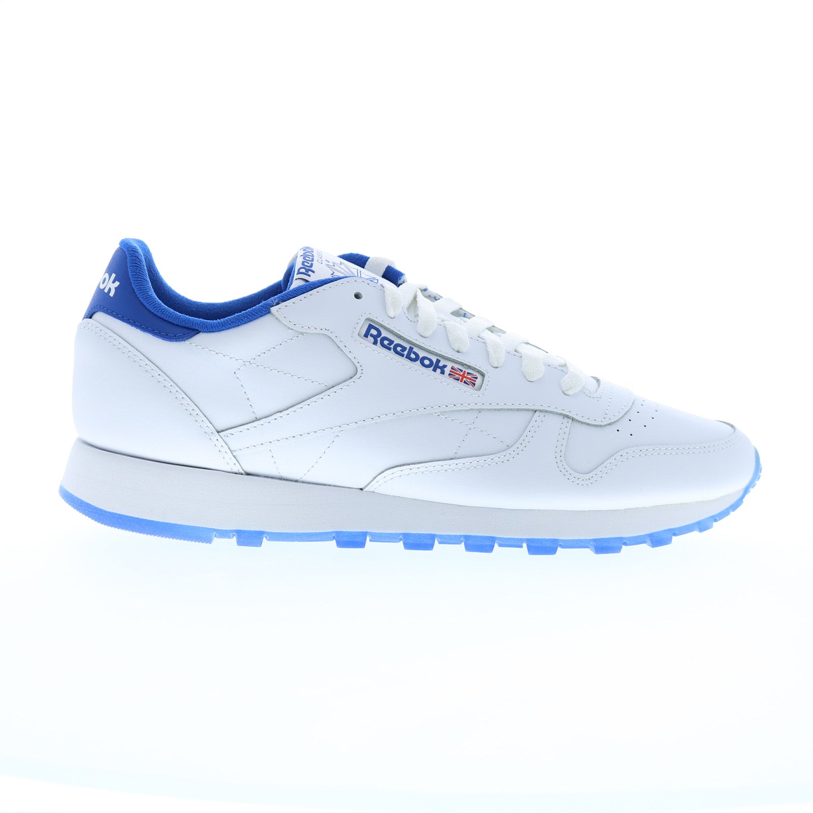 Reebok Classic Leather Mens White Leather Lace Up Lifestyle  display picture 2