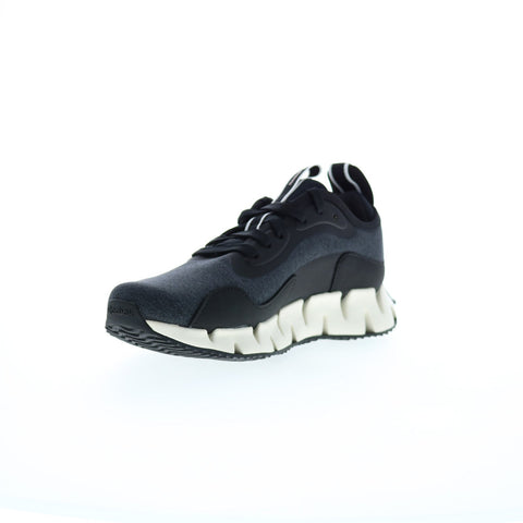 Reebok Zig Dynamica CLW Womens Black Synthetic Lace Up Lifestyle Sneakers Shoes