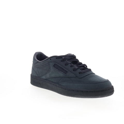 Reebok Club C 85 JJJJound Mens Black Nubuck Lace Up Lifestyle Sneakers Shoes