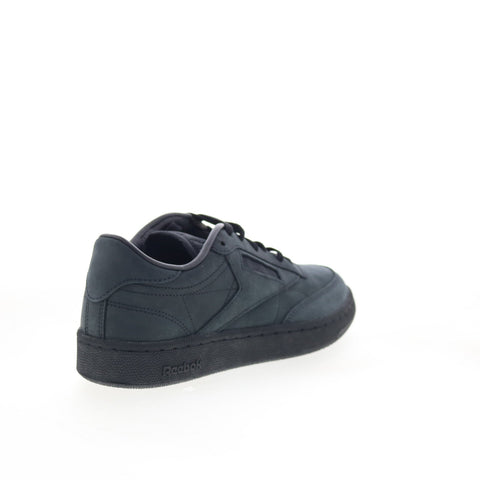 Reebok Club C 85 JJJJound Mens Black Nubuck Lace Up Lifestyle Sneakers Shoes