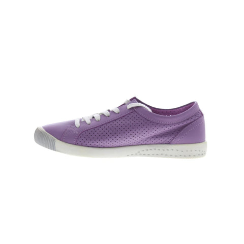 Softinos Ica ICA388SOF-049 Womens Purple Leather Lifestyle Sneakers Shoes