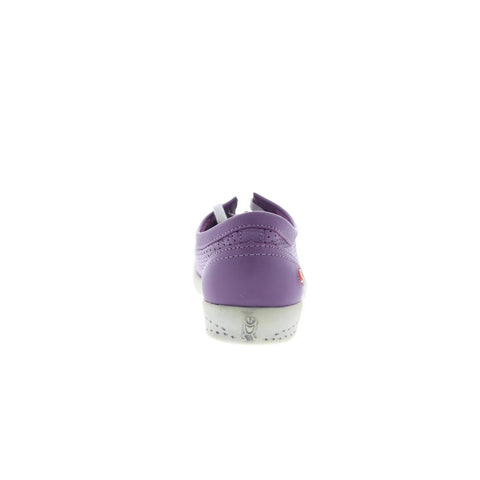 Softinos Ica ICA388SOF-049 Womens Purple Leather Lifestyle Sneakers Shoes