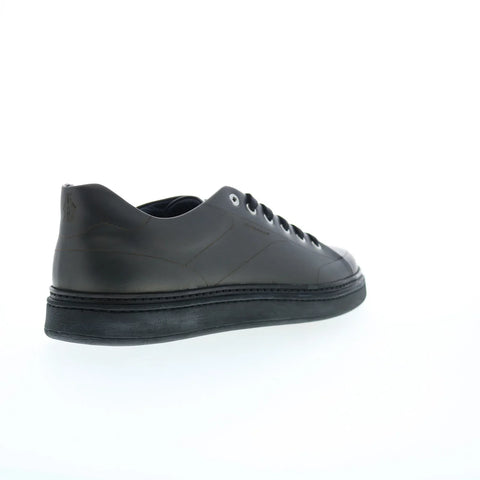 Di Bianco Imola Laser Eternity Mens Gray Leather Lifestyle Sneakers Shoes