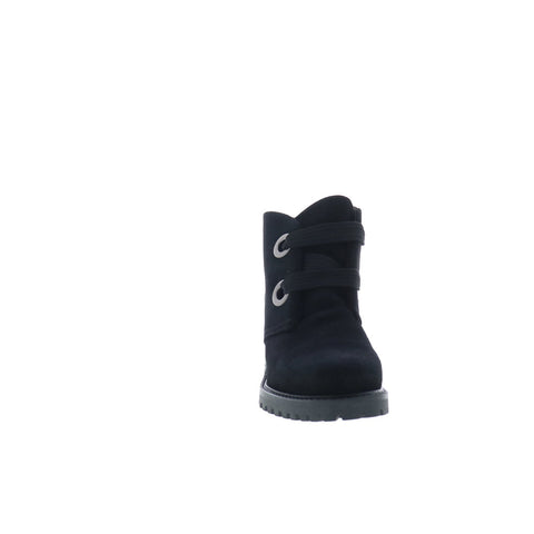 Bos. & Co. Index Womens Black Suede Lace Up Ankle & Booties Boots