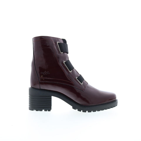 Bos. & Co. Indie Womens Burgundy Synthetic Zipper Casual Dress Boots - Ruze Shoes Bos. & Co. Indie Womens Burgundy Synthetic Zipper Casual Dress Boots - Ruze Shoes