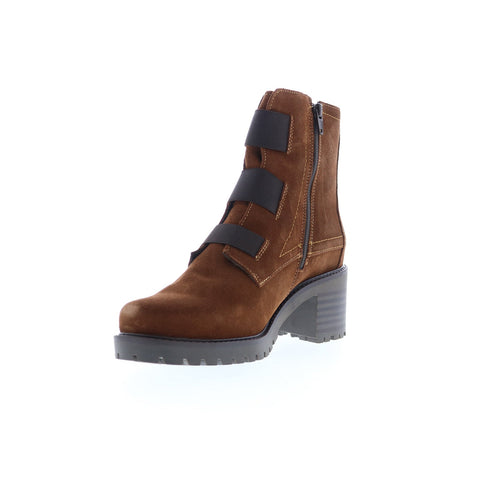 Bos. & Co. Indie Womens Brown Suede Zipper Casual Dress Boots