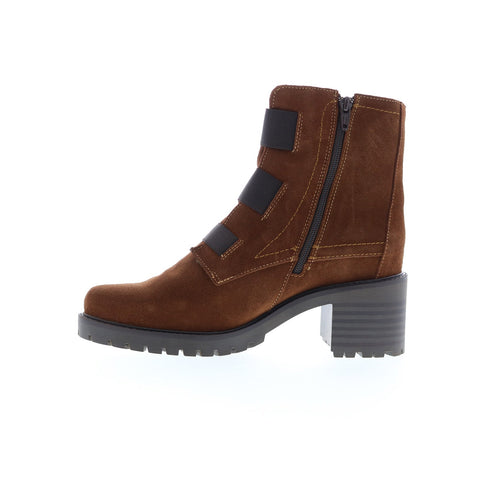 Bos. & Co. Indie Womens Brown Suede Zipper Casual Dress Boots