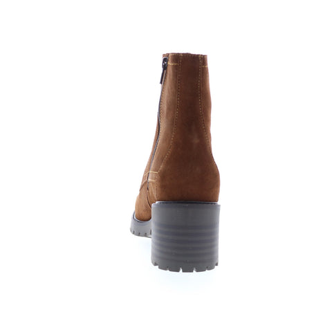 Bos. & Co. Indie Womens Brown Suede Zipper Casual Dress Boots