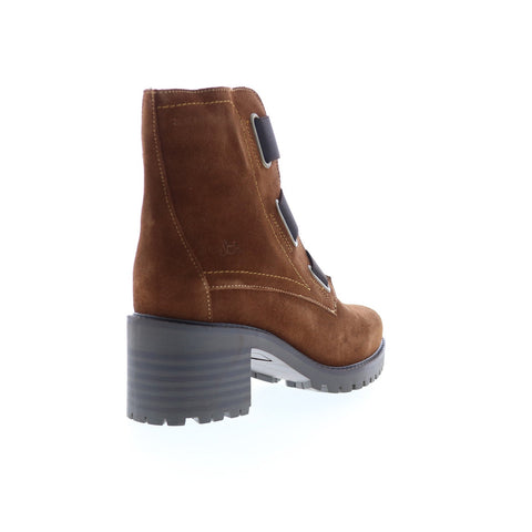 Bos. & Co. Indie Womens Brown Suede Zipper Casual Dress Boots