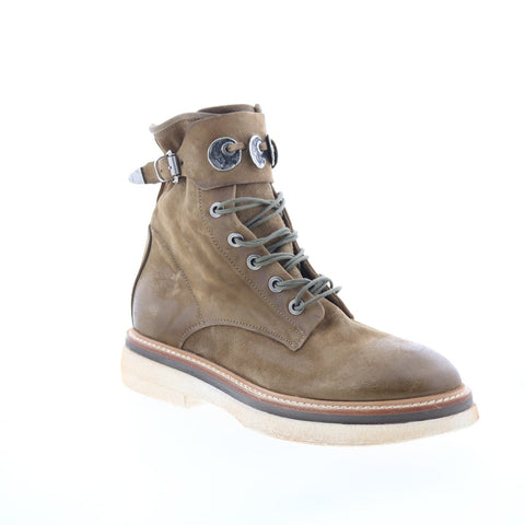 A.S. 98 Ingle Womens Brown Leather Lace Up Casual Dress Boots