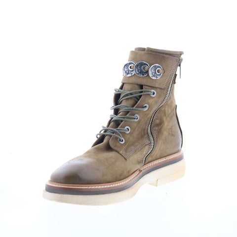 A.S. 98 Ingle Womens Brown Leather Lace Up Casual Dress Boots