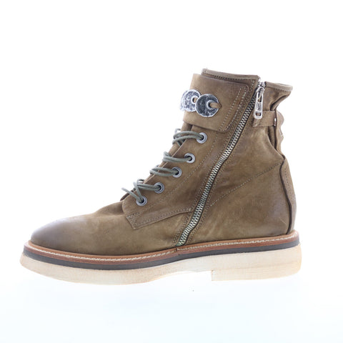A.S. 98 Ingle Womens Brown Leather Lace Up Casual Dress Boots