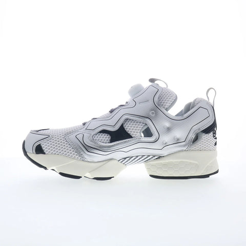 Reebok Instapump Fury 94 Mens White Mesh Slip On Lifestyle Sneakers Shoes