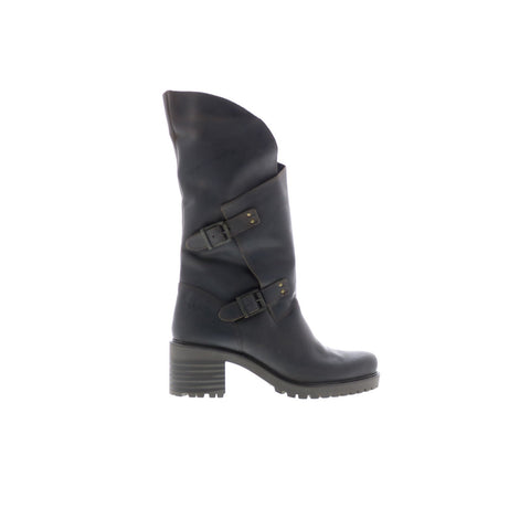 Bos. & Co. Irene Womens Brown Leather Zipper Casual Dress Boots