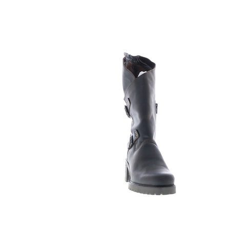 Bos. & Co. Irene Womens Brown Leather Zipper Casual Dress Boots
