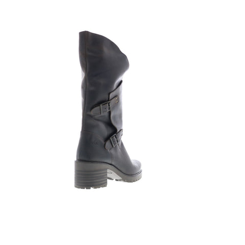 Bos. & Co. Irene Womens Brown Leather Zipper Casual Dress Boots