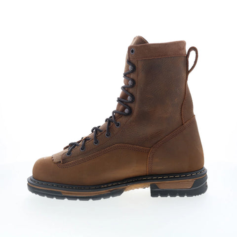 Rocky IronClad Waterproof 8" Work Boot Mens Brown Wide Work & Safety Boots