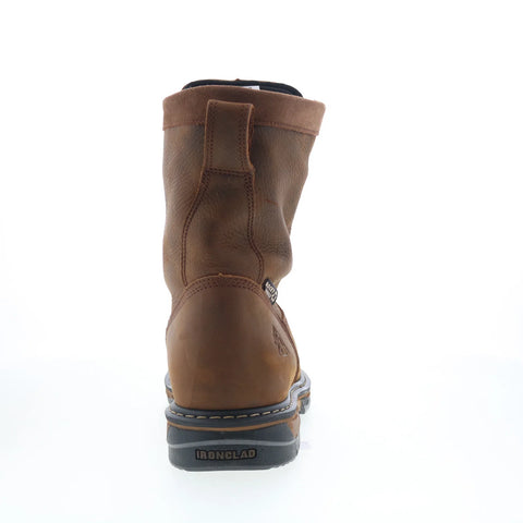 Rocky IronClad Waterproof 8" Work Boot Mens Brown Wide Work & Safety Boots