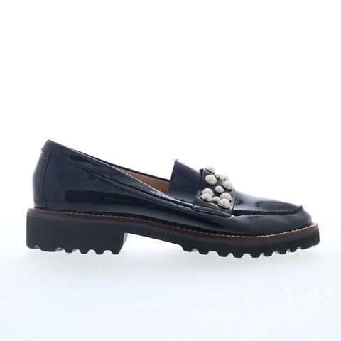 Hush Puppies Isabella Pearl Womens Black Casual Loafers & Slip Ons Shoes
