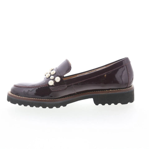 Hush Puppies Isabella Pearl H509675 Womens Red Casual Loafers & Slip Ons Shoes