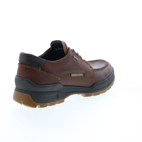 Mephisto Isak Gt Gore-Tex Mens Brown Leather Oxfords & Lace Ups Casual Shoes
