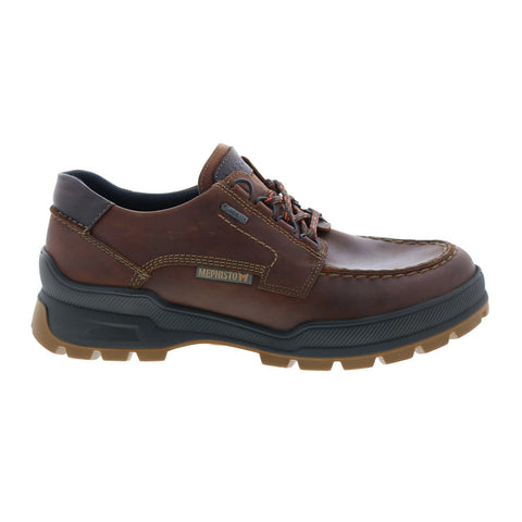 Mephisto Isak Gt Gore-Tex Mens Brown Leather Oxfords & Lace Ups Casual Shoes