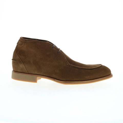 Di Bianco Ischia Suede Mens Brown Suede Lace Up Chukkas Boots