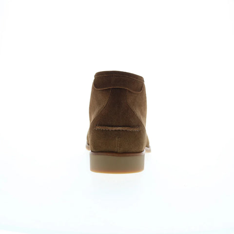 Di Bianco Ischia Suede Mens Brown Suede Lace Up Chukkas Boots
