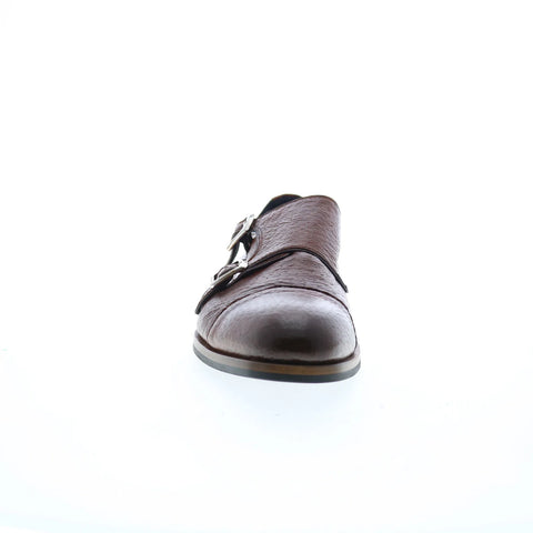 Di Bianco Isernia Mens Brown Leather Loafers & Slip Ons Casual Shoes