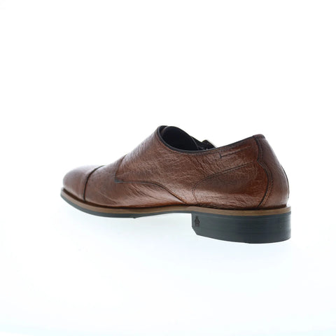 Di Bianco Isernia Mens Brown Leather Loafers & Slip Ons Casual Shoes