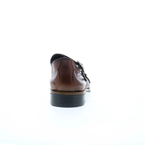 Di Bianco Isernia Mens Brown Leather Loafers & Slip Ons Casual Shoes