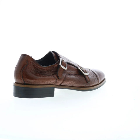 Di Bianco Isernia Mens Brown Leather Loafers & Slip Ons Casual Shoes