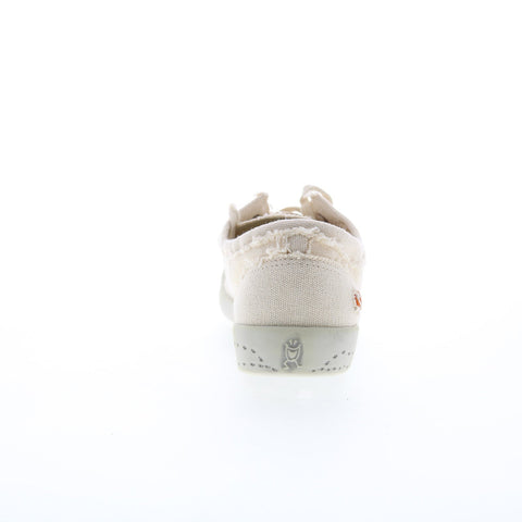 Softinos Isla ISLA154SOF-635 Womens Beige Canvas Lifestyle Sneakers Shoes