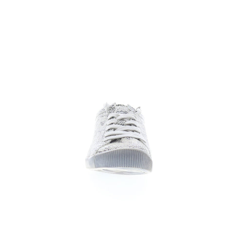 Softinos Isla ISLA154SOF-586 Womens White Leather Lifestyle Sneakers Shoes
