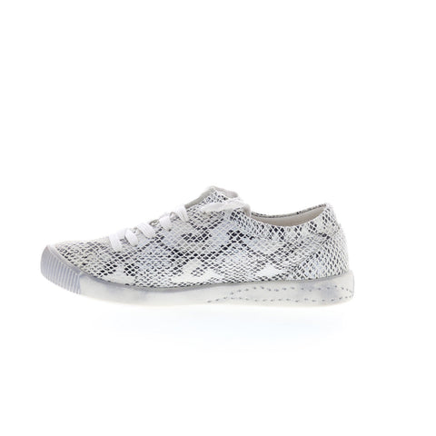 Softinos Isla ISLA154SOF-586 Womens White Leather Lifestyle Sneakers Shoes