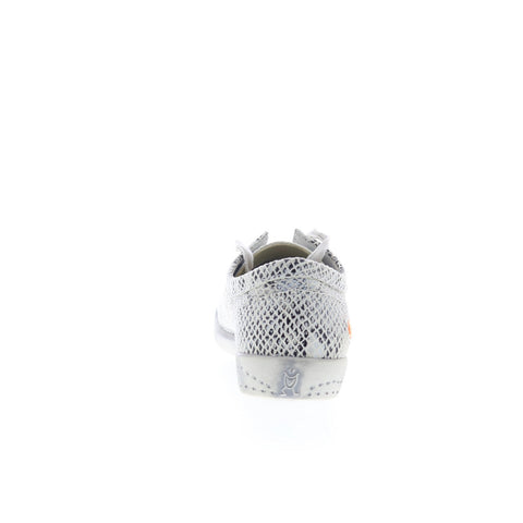 Softinos Isla ISLA154SOF-586 Womens White Leather Lifestyle Sneakers Shoes