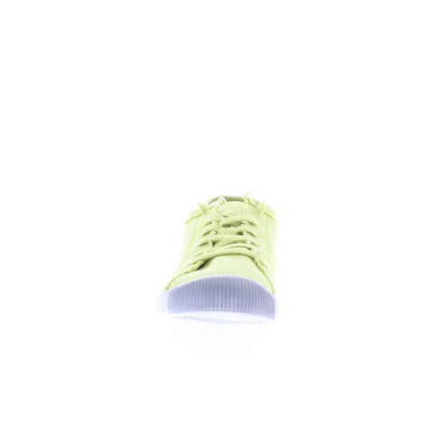 Softinos Isla ISLA154SOF-636 Womens Green Canvas Lifestyle Sneakers Shoes
