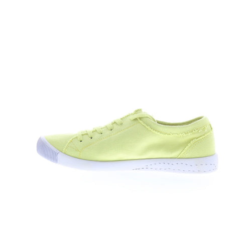 Softinos Isla ISLA154SOF-636 Womens Green Canvas Lifestyle Sneakers Shoes