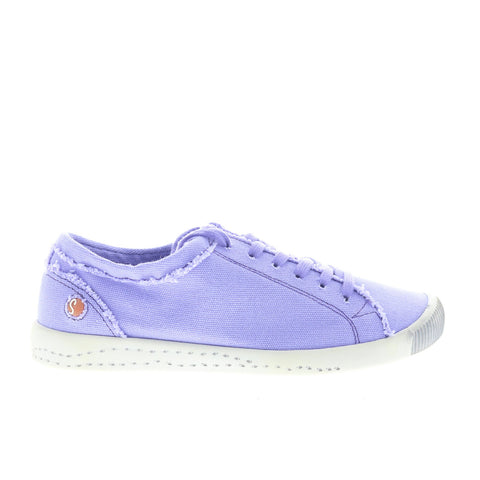 Softinos Isla ISLA154SOF-642 Womens Purple Canvas Lifestyle Sneakers Shoes