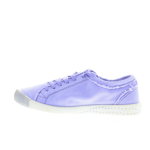 Softinos Isla ISLA154SOF-642 Womens Purple Canvas Lifestyle Sneakers Shoes