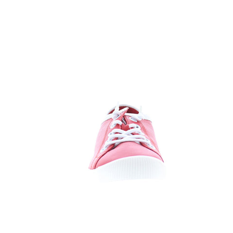 Softinos Isla ISLA2557SOF-038 Womens Red Leather Lifestyle Sneakers Shoes