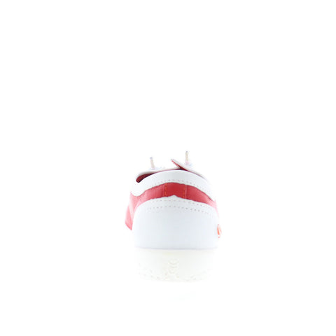 Softinos Isla ISLA2557SOF-038 Womens Red Leather Lifestyle Sneakers Shoes
