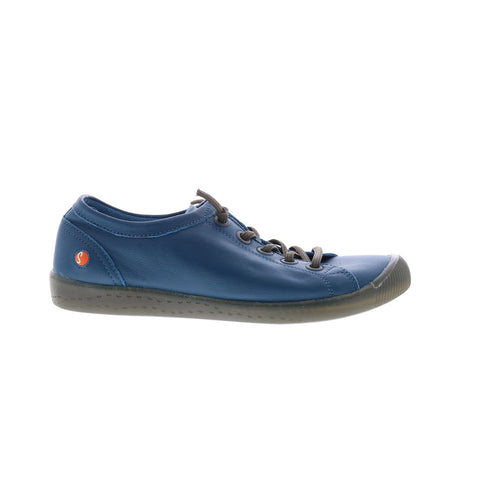 Softinos Isla ISLA2557SOF-039 Womens Blue Leather Lifestyle Sneakers Shoes
