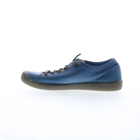 Softinos Isla ISLA2557SOF-039 Womens Blue Leather Lifestyle Sneakers Shoes