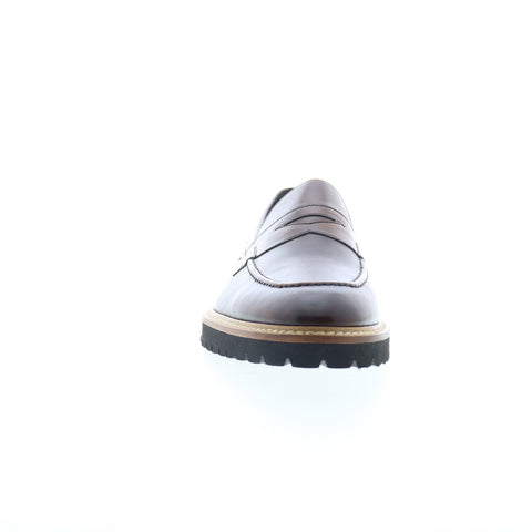 Zelli Italia Roman Italian Mens Brown Leather Loafers & Slip Ons Penny Shoes