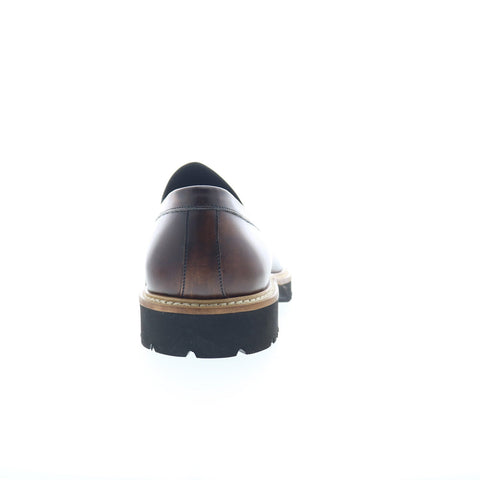 Zelli Italia Roman Italian Mens Brown Leather Loafers & Slip Ons Penny Shoes